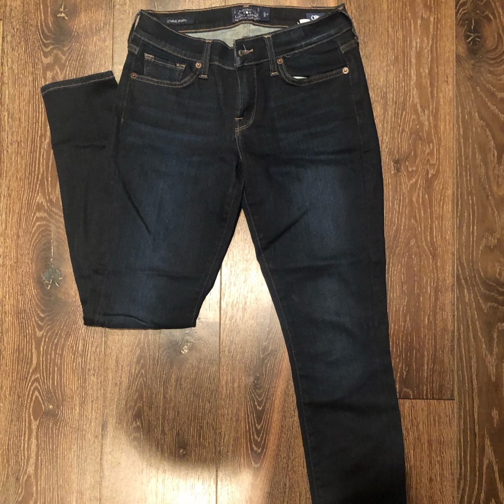 Low Rise Blue Jeans